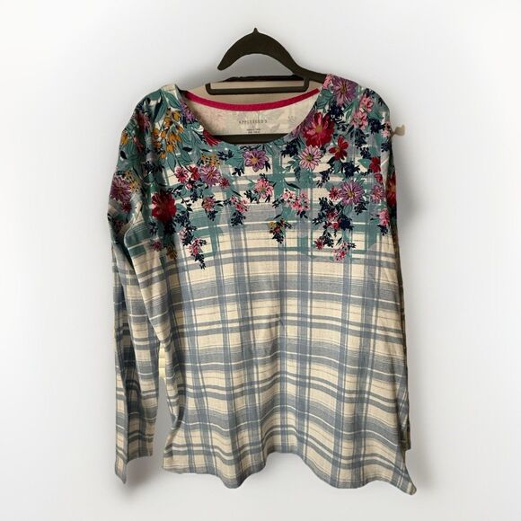 Bundle Of Three Womens Appleseed Tops Size Large/two Solid And 1 Patterned - Picture 5 of 15